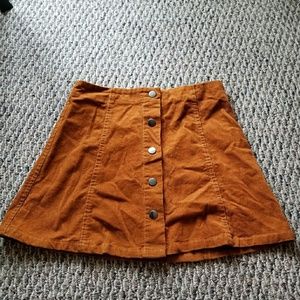 Corduroy Skirt
